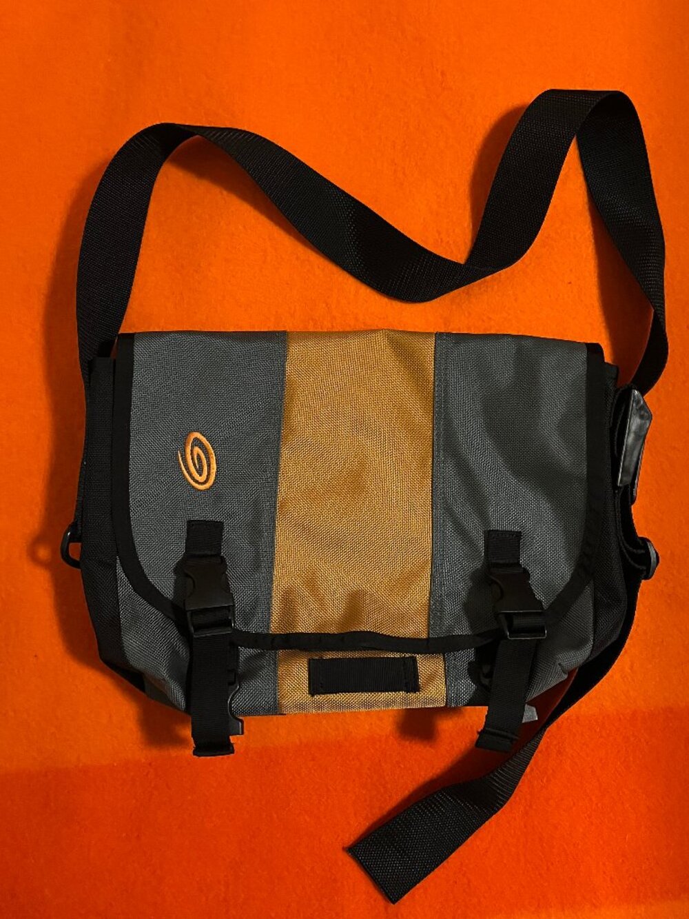 TIMBUK2 Gray & Orange Messenger Bag
